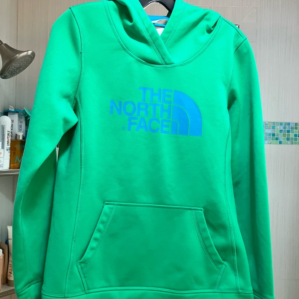 The North Face Green and Blue Women's Pullover